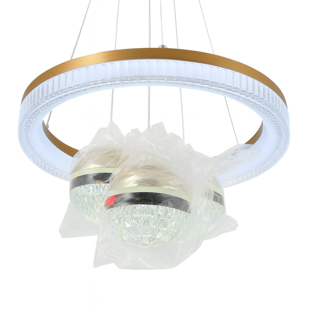 KristalliHalo LED-riippuvalaisin