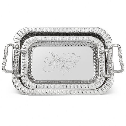 Silver Tray Set