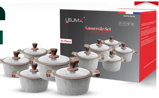 LEUMX-kattilasetti – 5 osaa lasikansilla